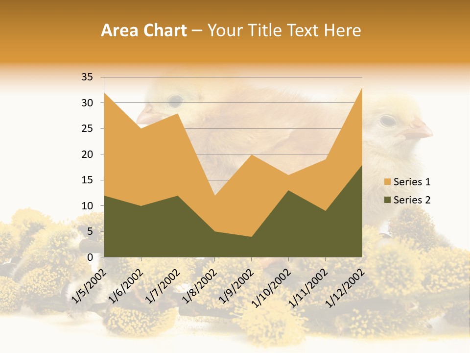 Background Chicken Orange PowerPoint Template