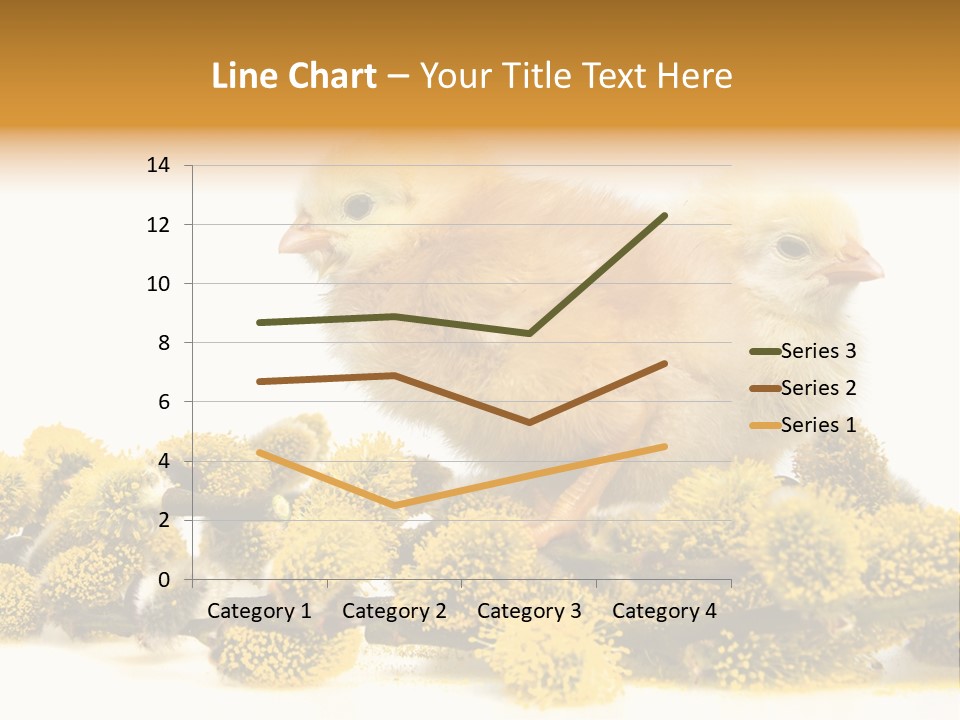 Background Chicken Orange PowerPoint Template