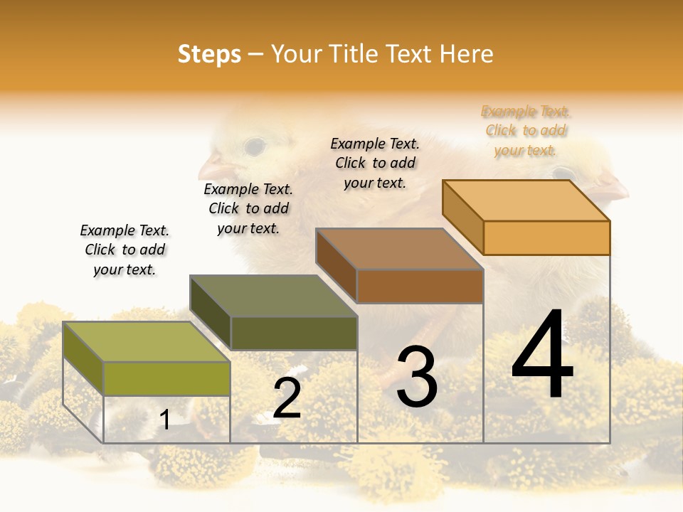 Background Chicken Orange PowerPoint Template