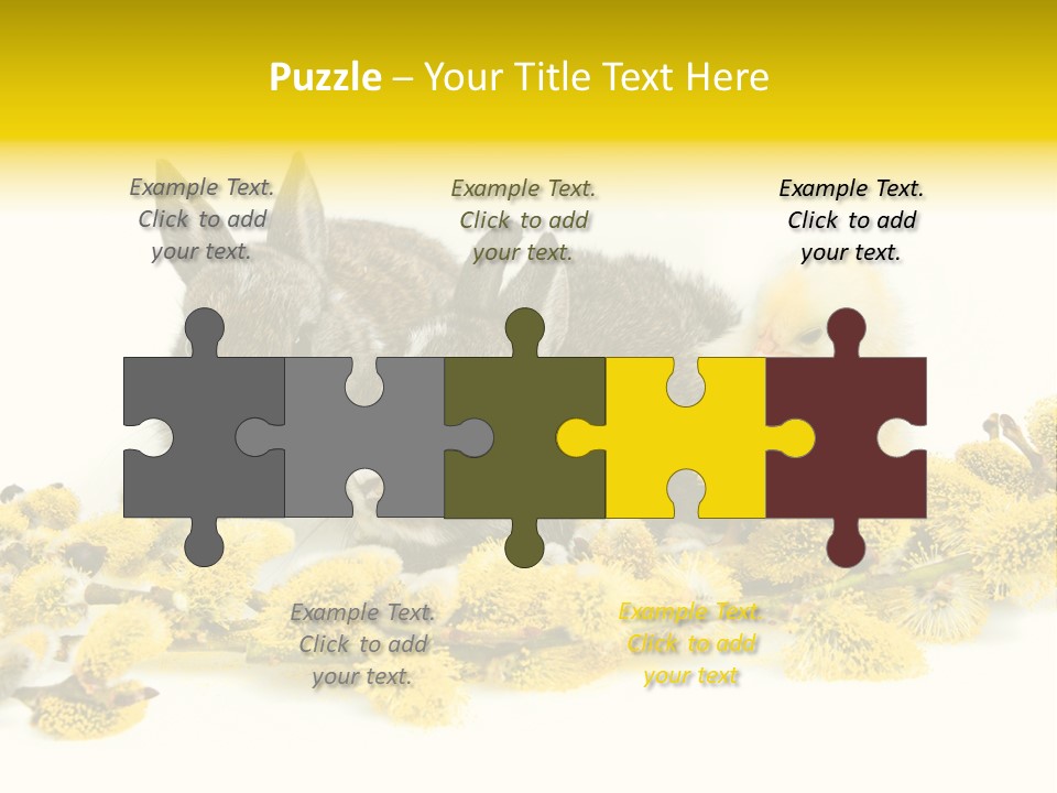 Grow Pollen Fur PowerPoint Template