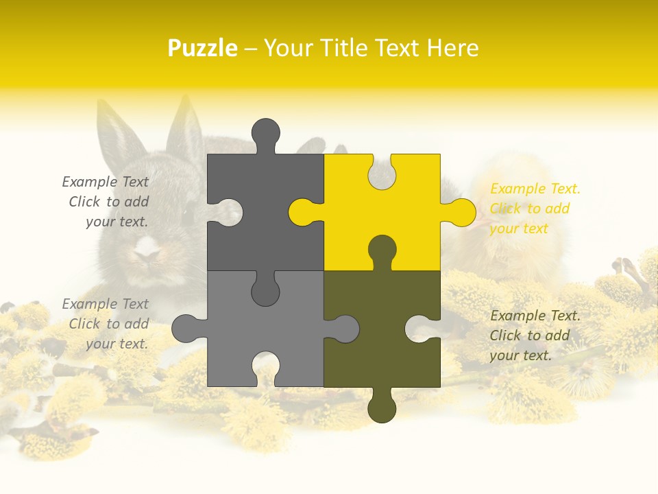 Grow Pollen Fur PowerPoint Template