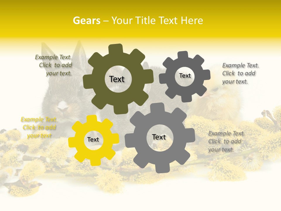 Grow Pollen Fur PowerPoint Template