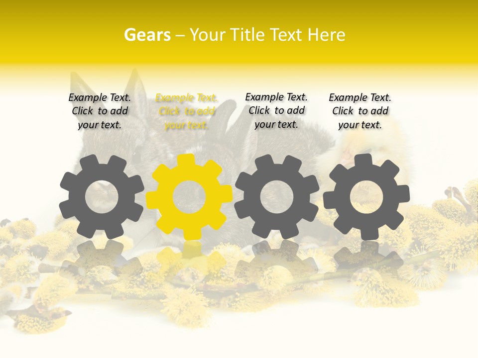 Grow Pollen Fur PowerPoint Template