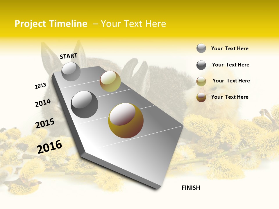 Grow Pollen Fur PowerPoint Template