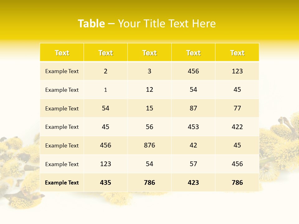 Grow Pollen Fur PowerPoint Template