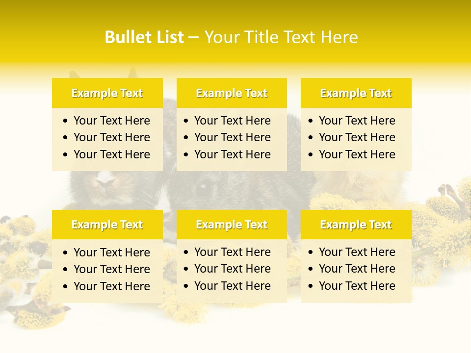 Grow Pollen Fur PowerPoint Template
