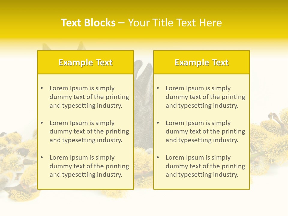 Grow Pollen Fur PowerPoint Template