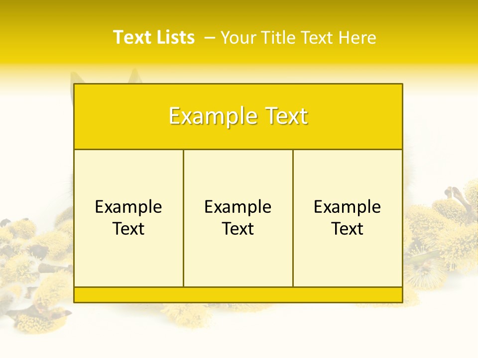 Grow Pollen Fur PowerPoint Template