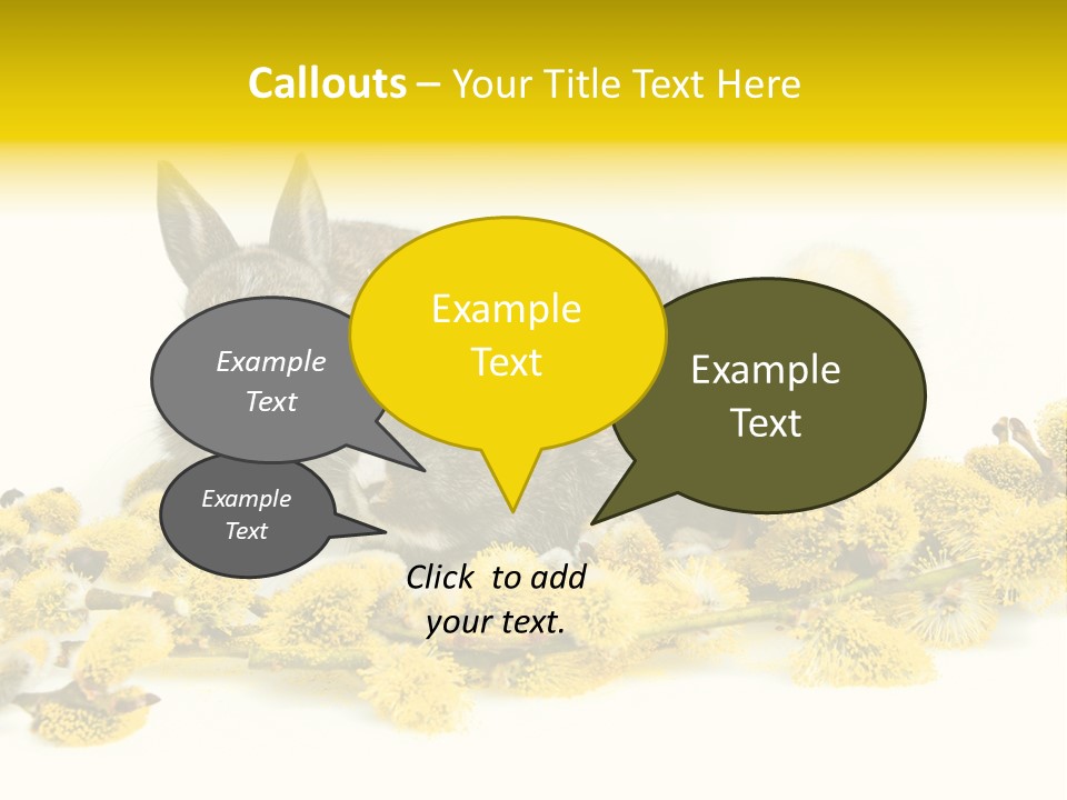 Grow Pollen Fur PowerPoint Template