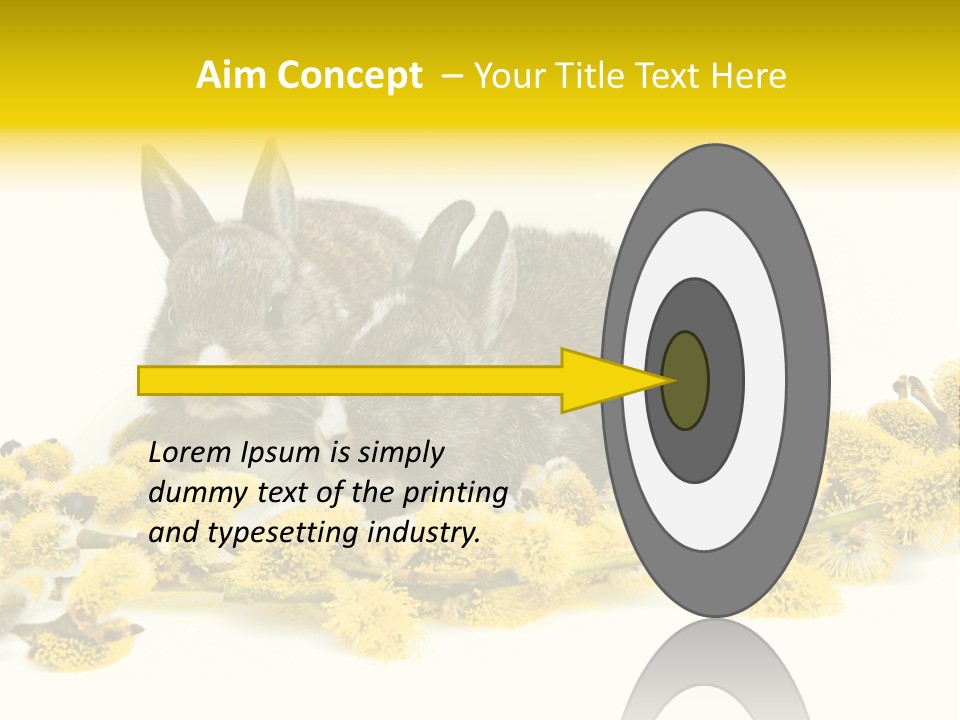 Grow Pollen Fur PowerPoint Template