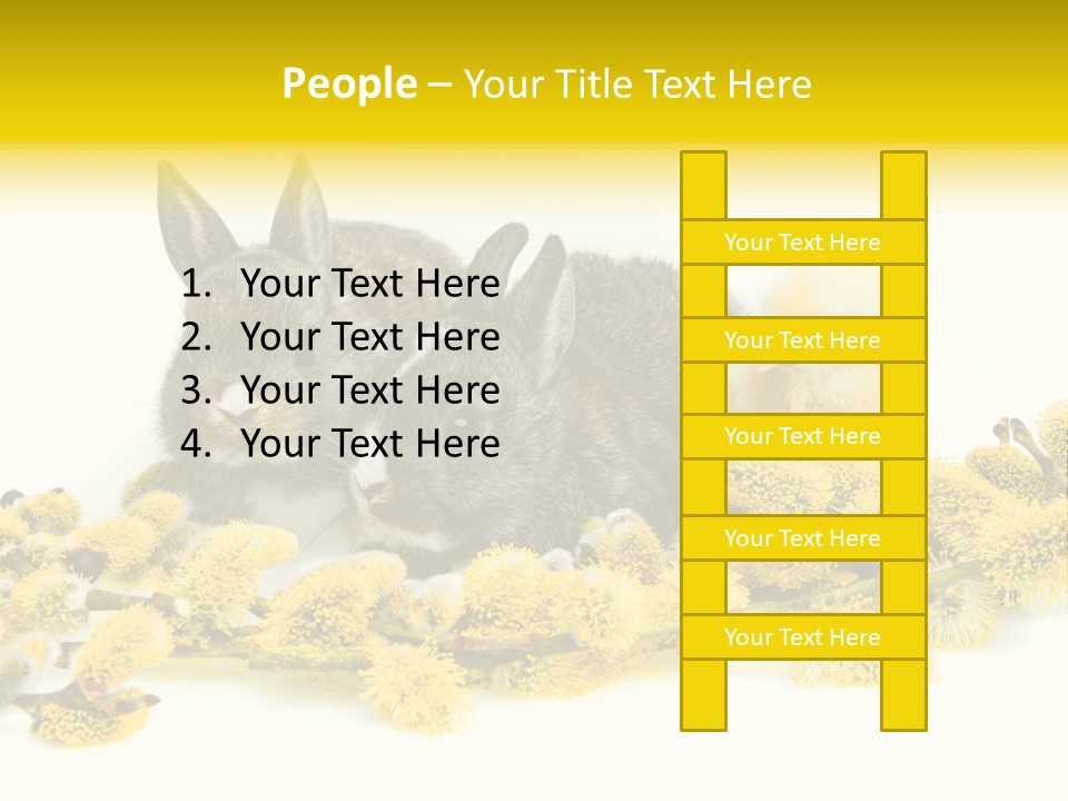 Grow Pollen Fur PowerPoint Template