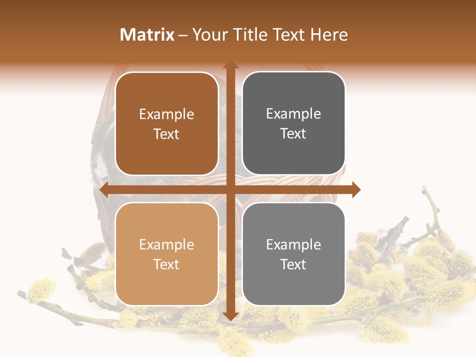 Flowering Springtime Frightened PowerPoint Template