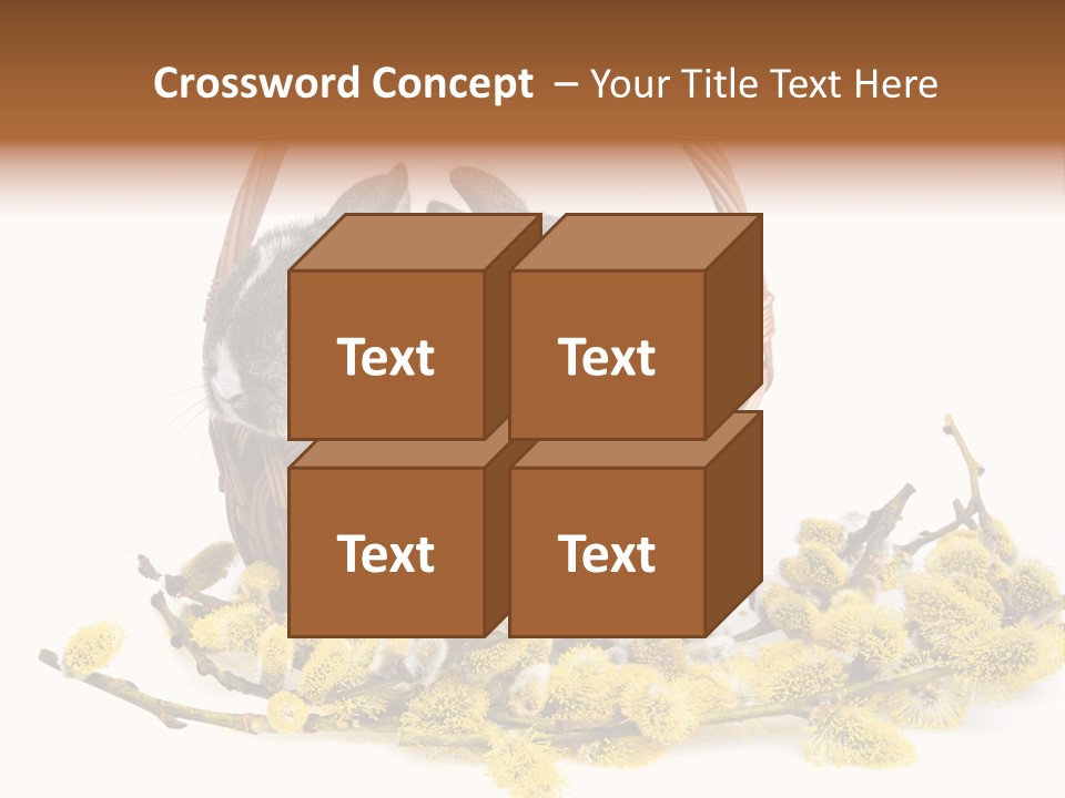 Flowering Springtime Frightened PowerPoint Template