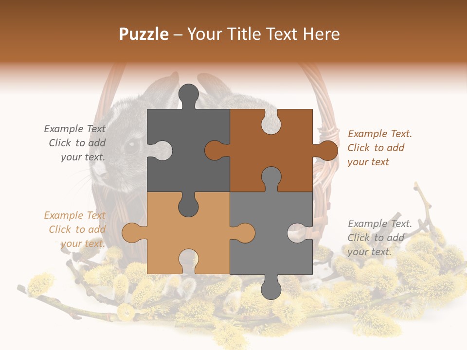 Flowering Springtime Frightened PowerPoint Template