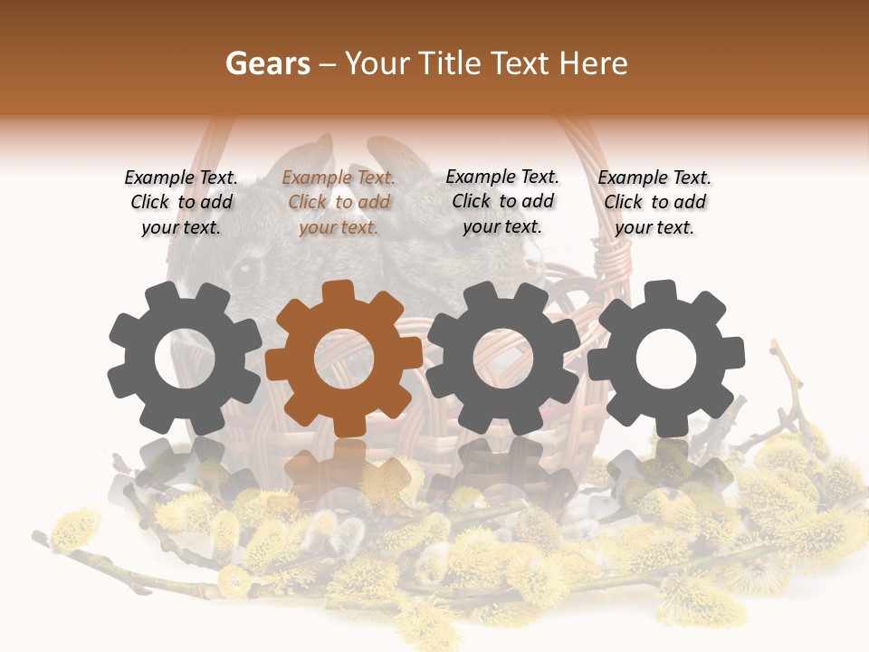 Flowering Springtime Frightened PowerPoint Template