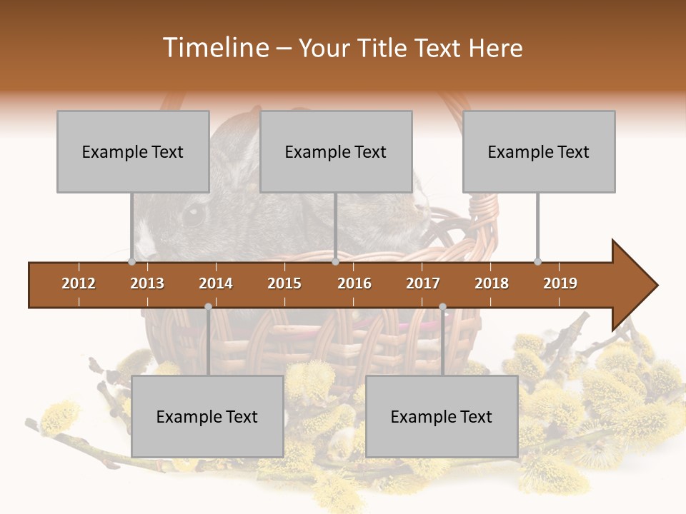 Flowering Springtime Frightened PowerPoint Template