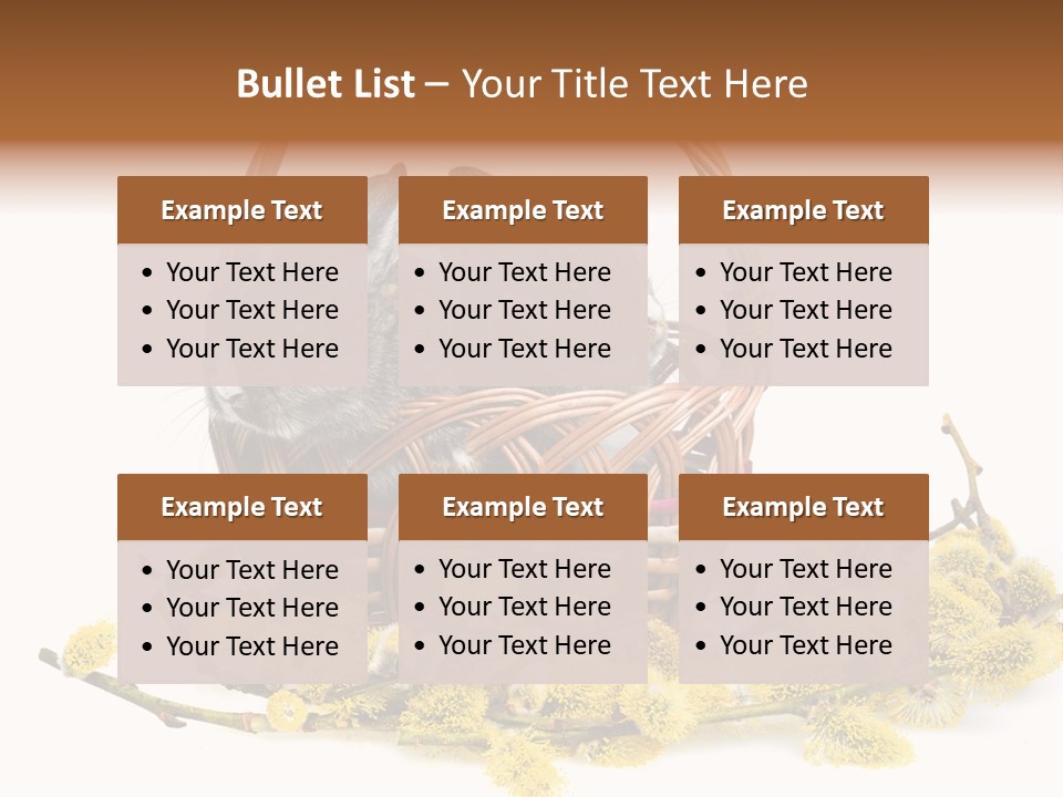 Flowering Springtime Frightened PowerPoint Template