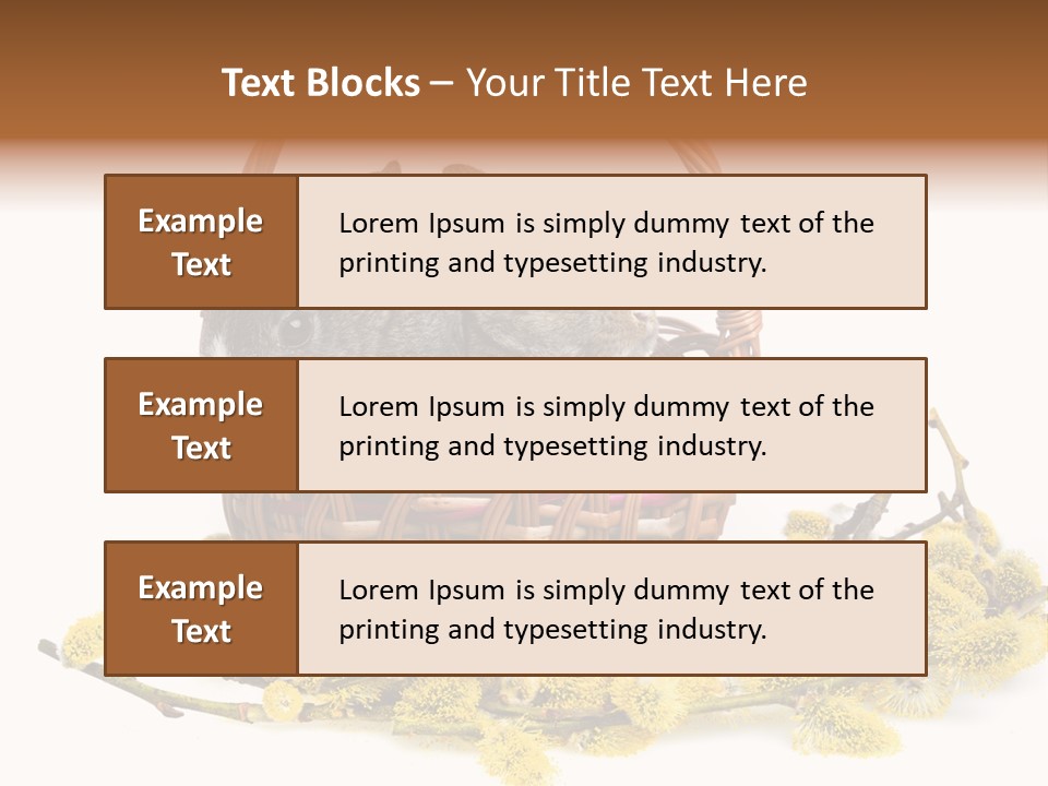 Flowering Springtime Frightened PowerPoint Template