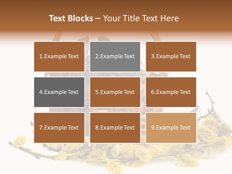 Flowering Springtime Frightened PowerPoint Template