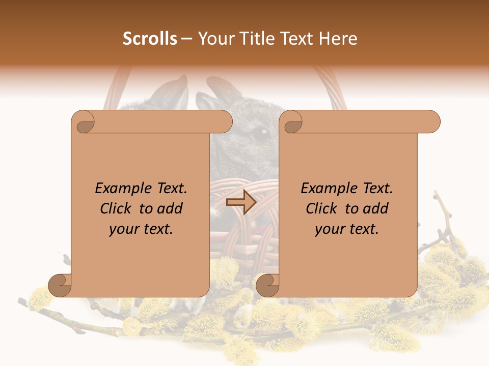 Flowering Springtime Frightened PowerPoint Template