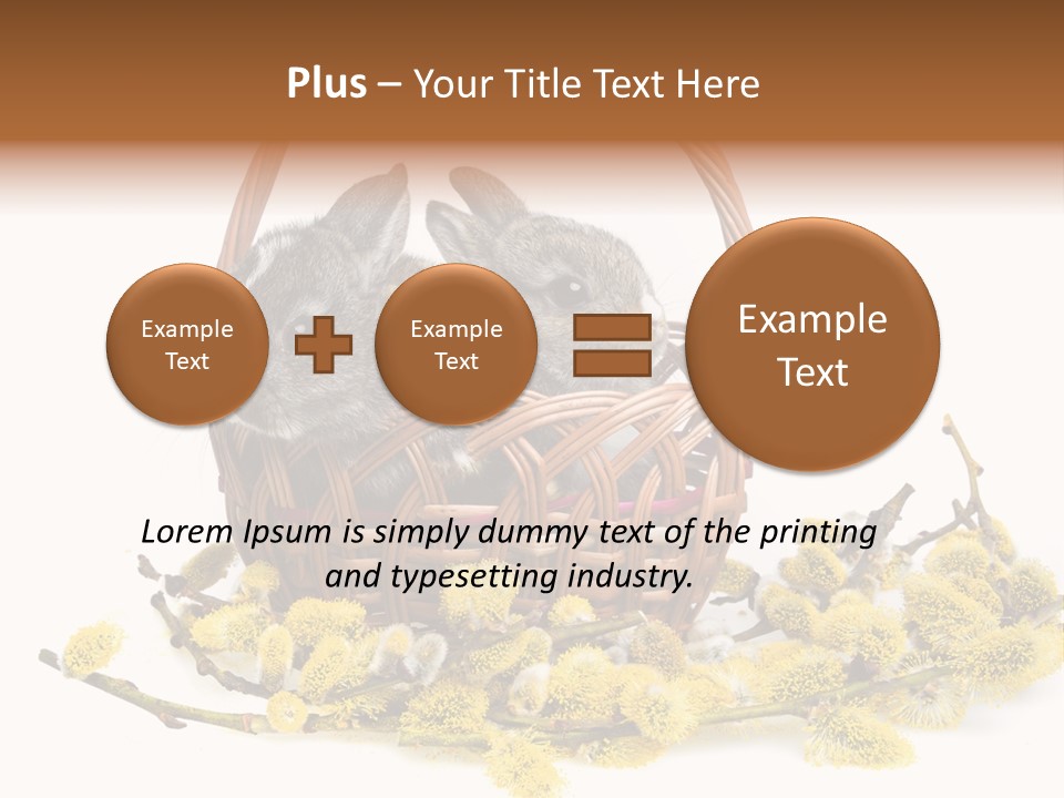 Flowering Springtime Frightened PowerPoint Template