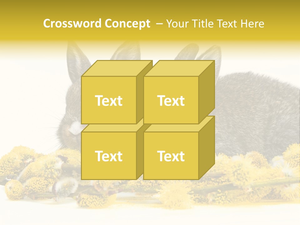 Two Branch Hare PowerPoint Template