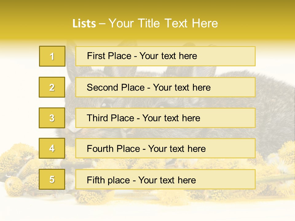 Two Branch Hare PowerPoint Template