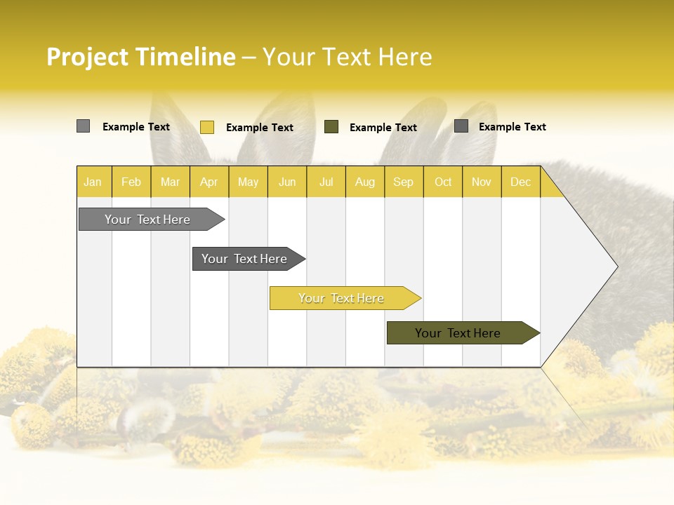 Two Branch Hare PowerPoint Template