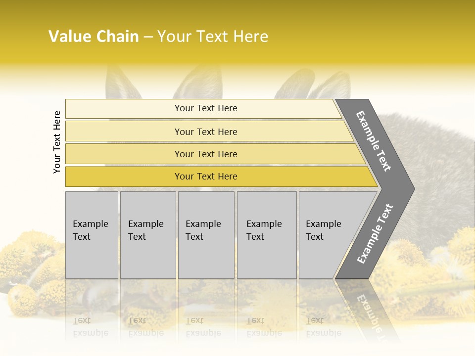 Two Branch Hare PowerPoint Template