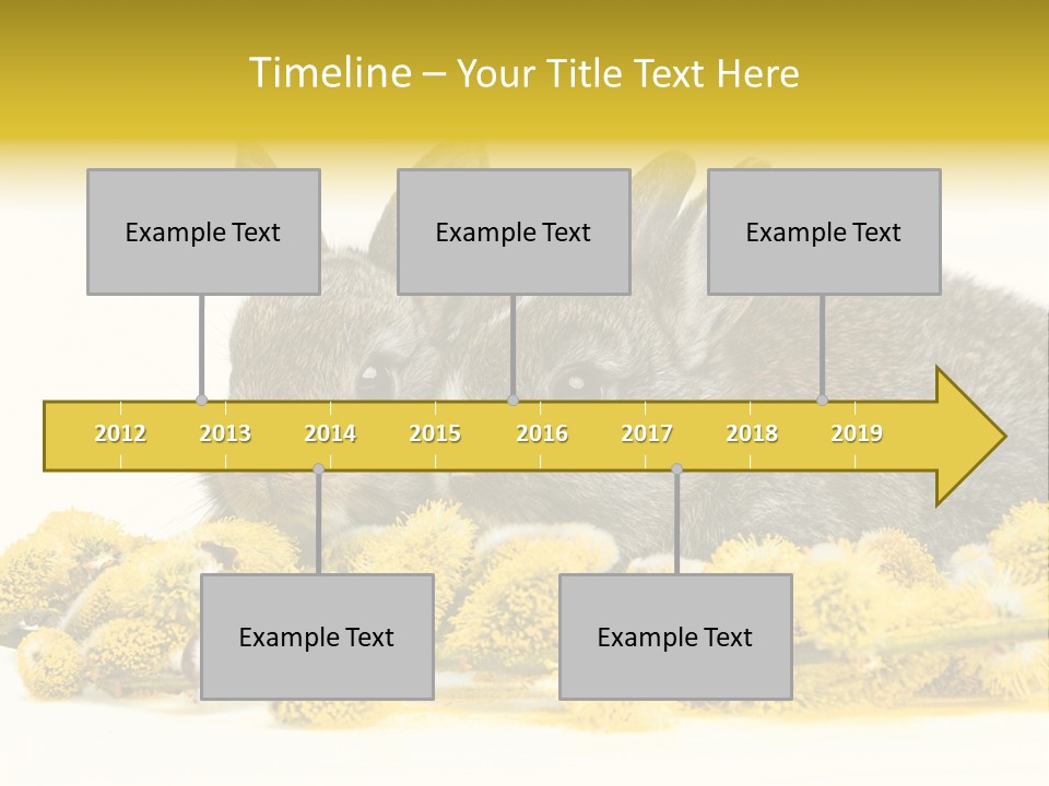 Two Branch Hare PowerPoint Template
