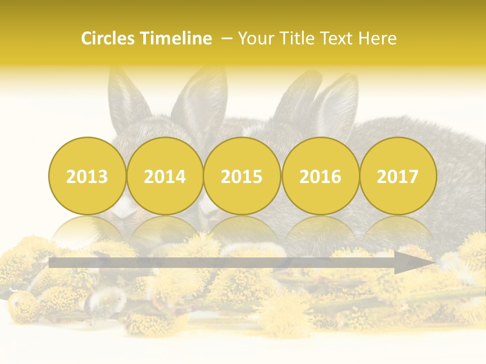 Two Branch Hare PowerPoint Template