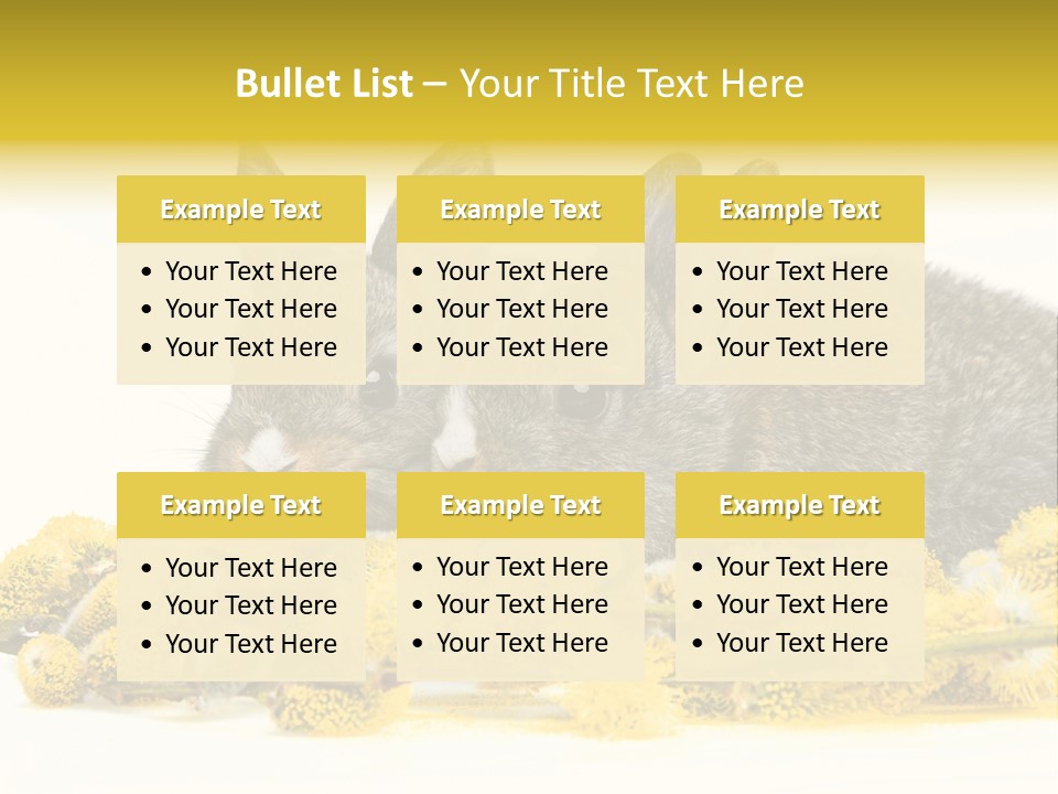 Two Branch Hare PowerPoint Template