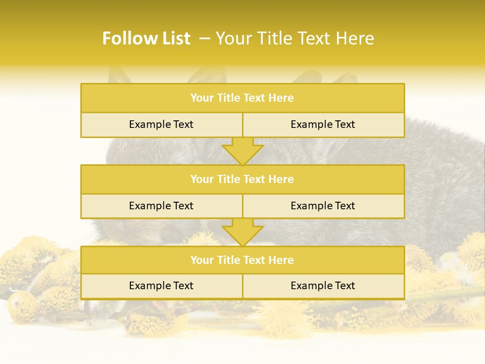 Two Branch Hare PowerPoint Template
