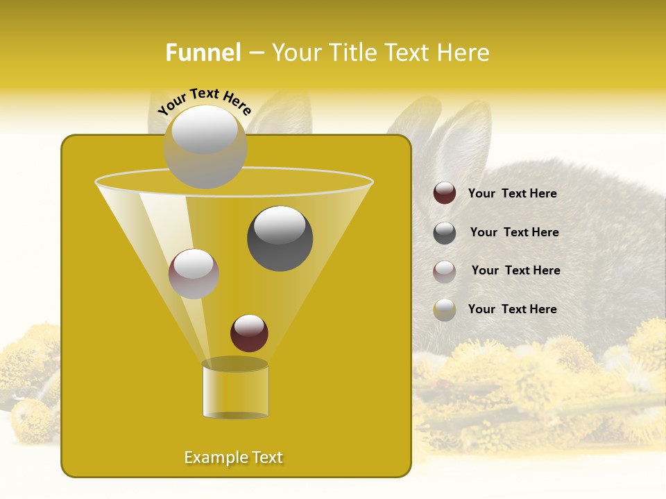 Two Branch Hare PowerPoint Template