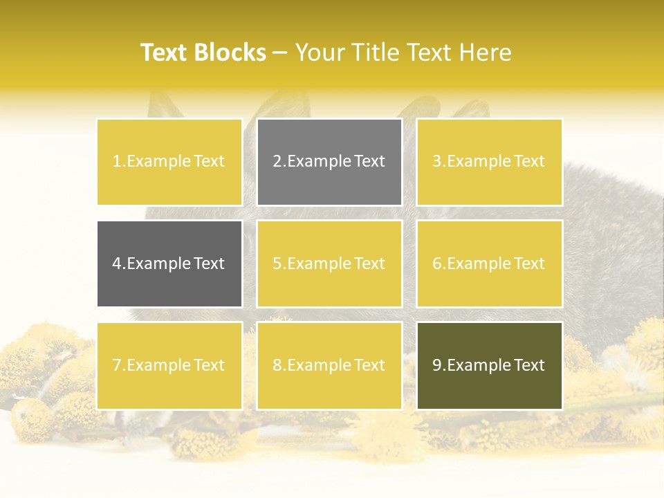 Two Branch Hare PowerPoint Template