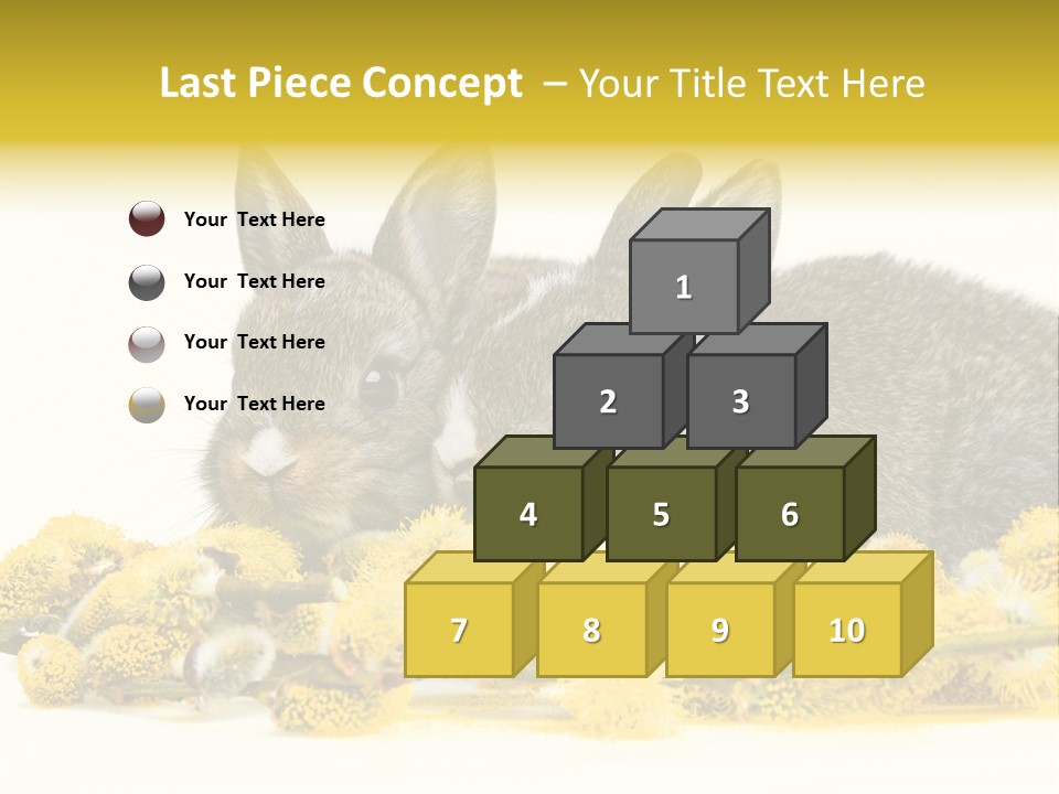 Two Branch Hare PowerPoint Template
