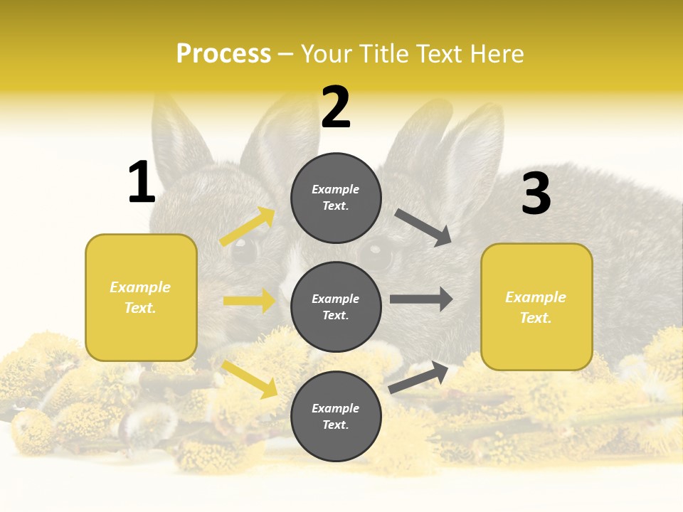 Two Branch Hare PowerPoint Template