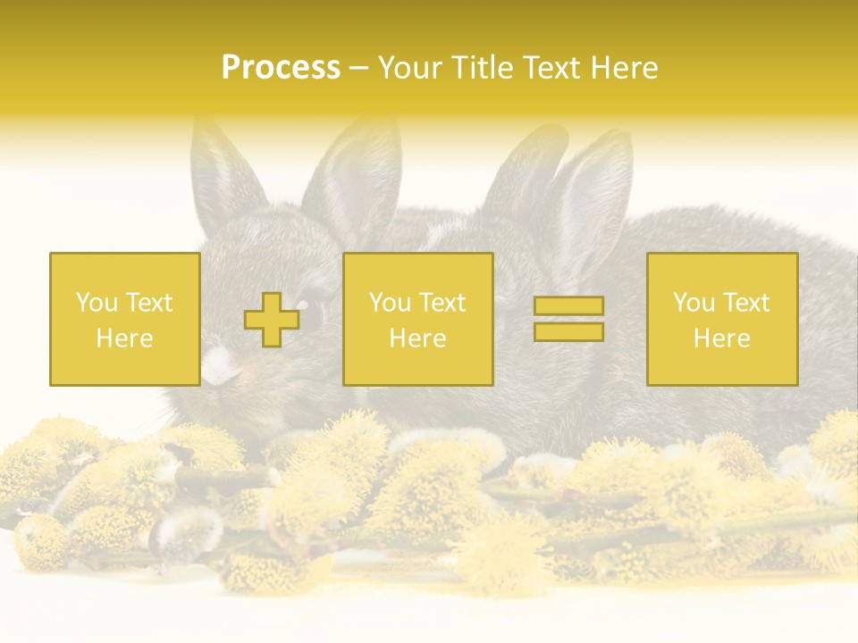 Two Branch Hare PowerPoint Template