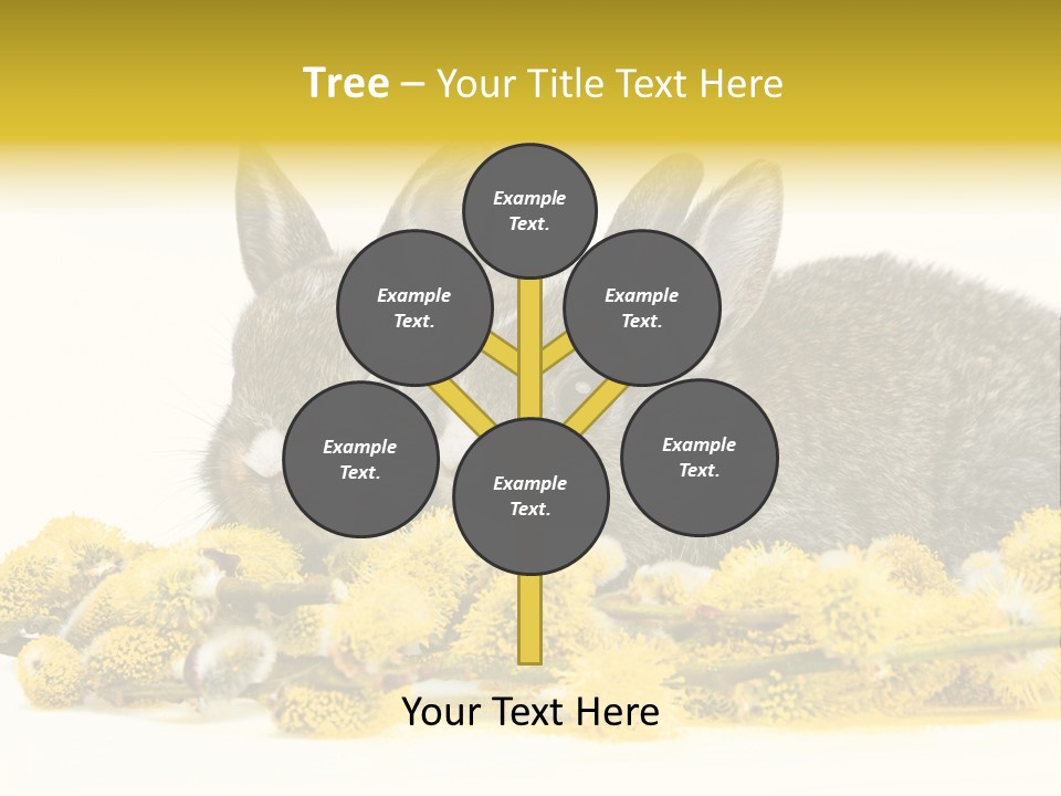 Two Branch Hare PowerPoint Template