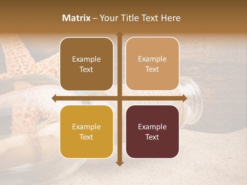 Macro Holidays Beach PowerPoint Template