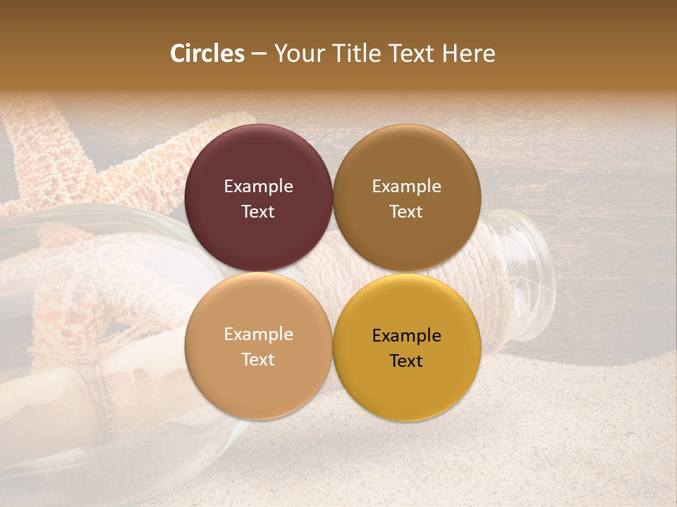 Macro Holidays Beach PowerPoint Template