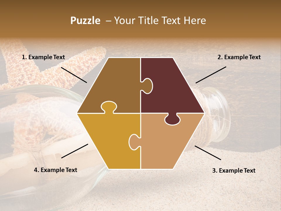 Macro Holidays Beach PowerPoint Template