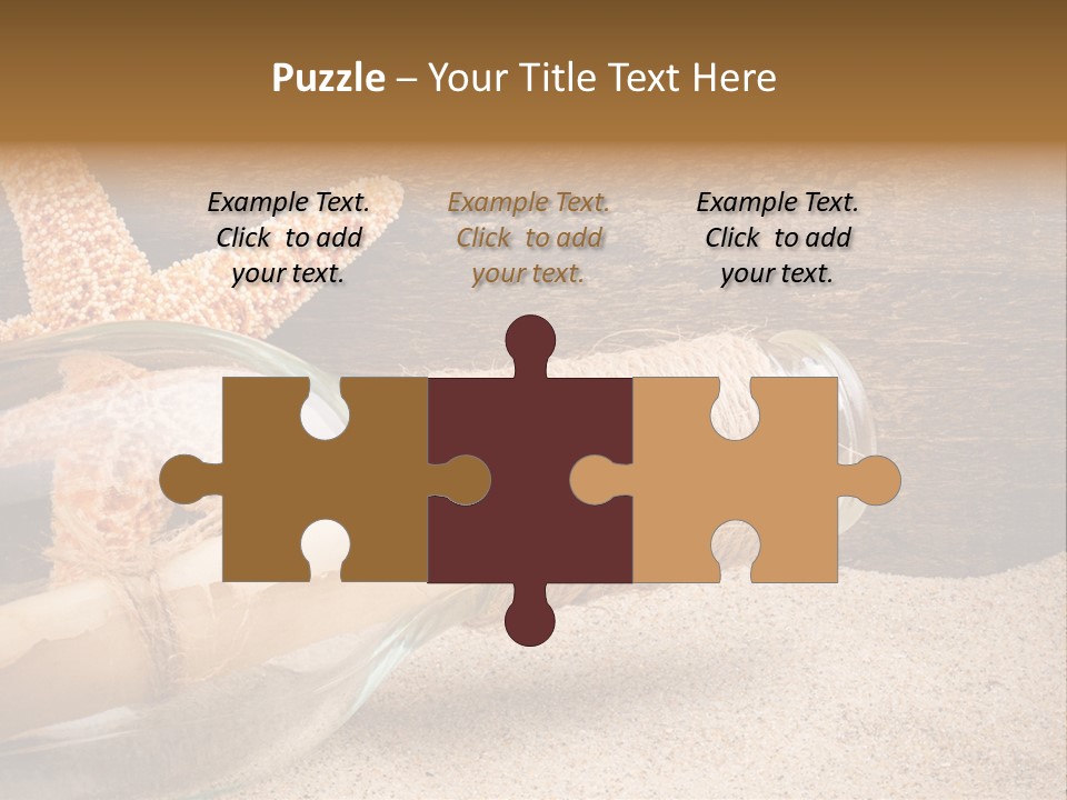 Macro Holidays Beach PowerPoint Template