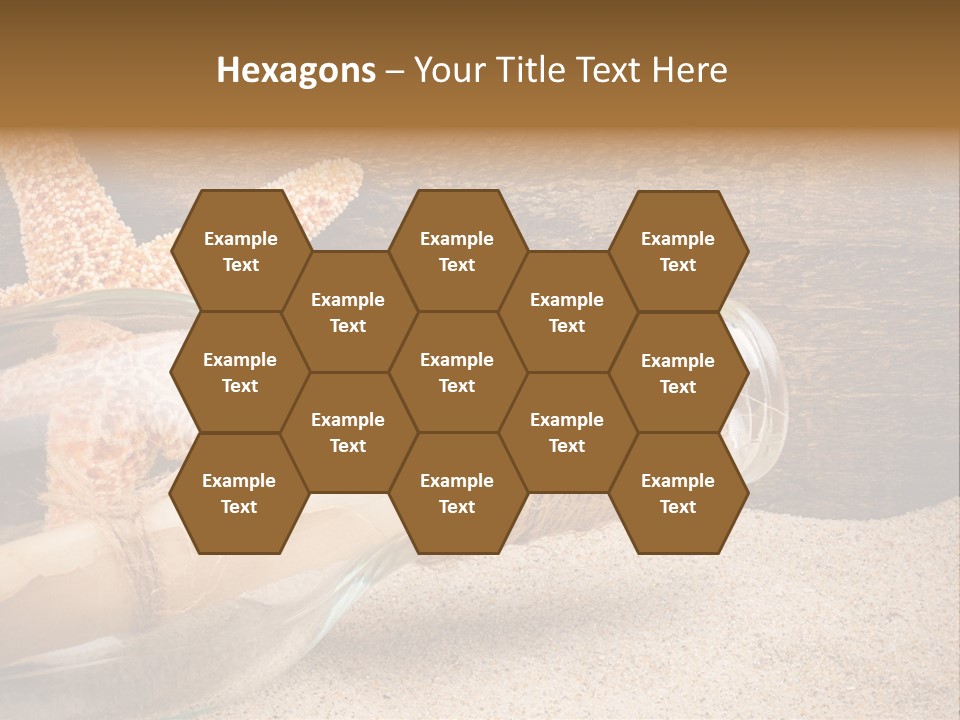 Macro Holidays Beach PowerPoint Template