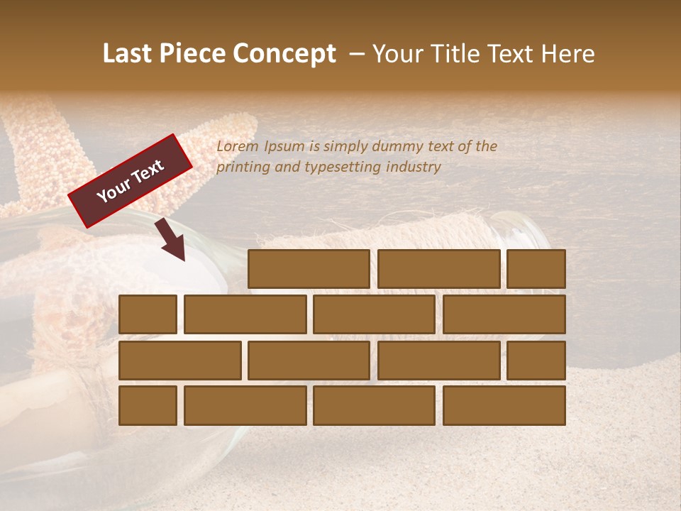 Macro Holidays Beach PowerPoint Template