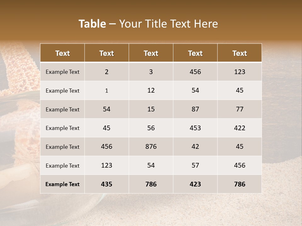 Macro Holidays Beach PowerPoint Template