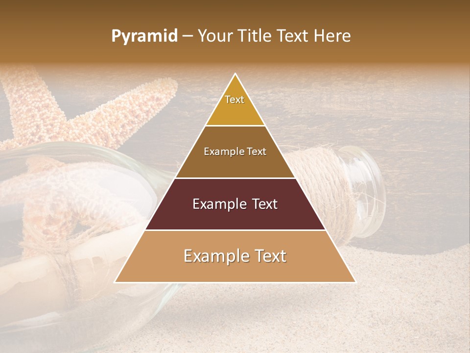 Macro Holidays Beach PowerPoint Template