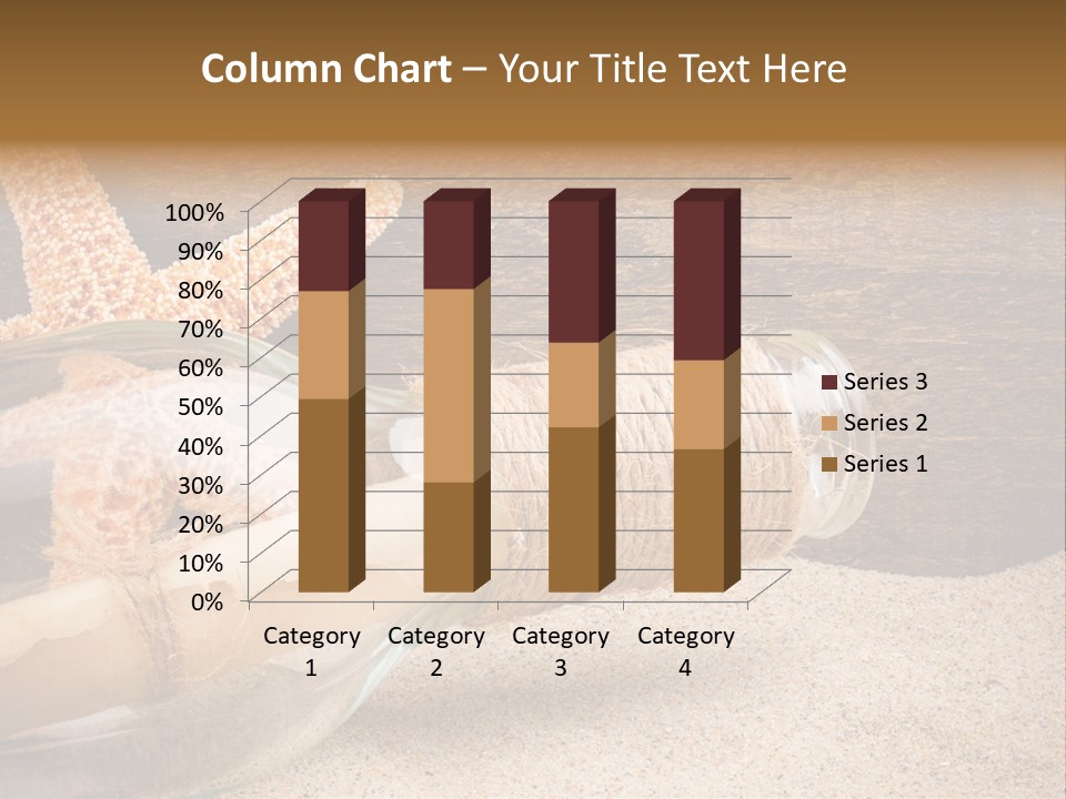 Macro Holidays Beach PowerPoint Template