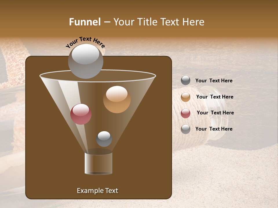 Macro Holidays Beach PowerPoint Template