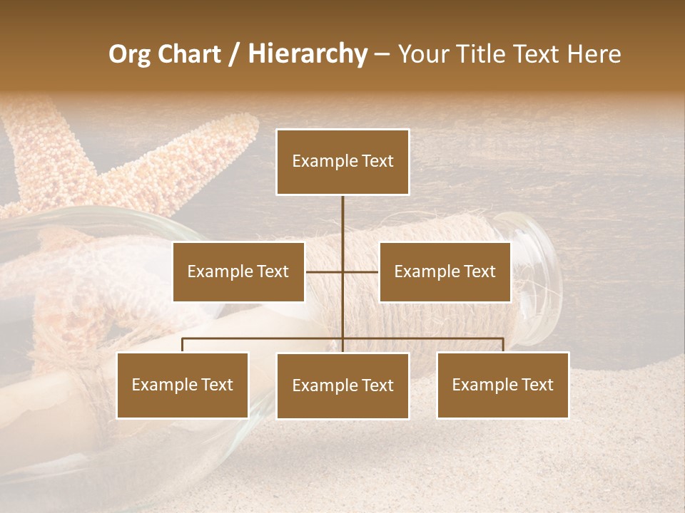 Macro Holidays Beach PowerPoint Template